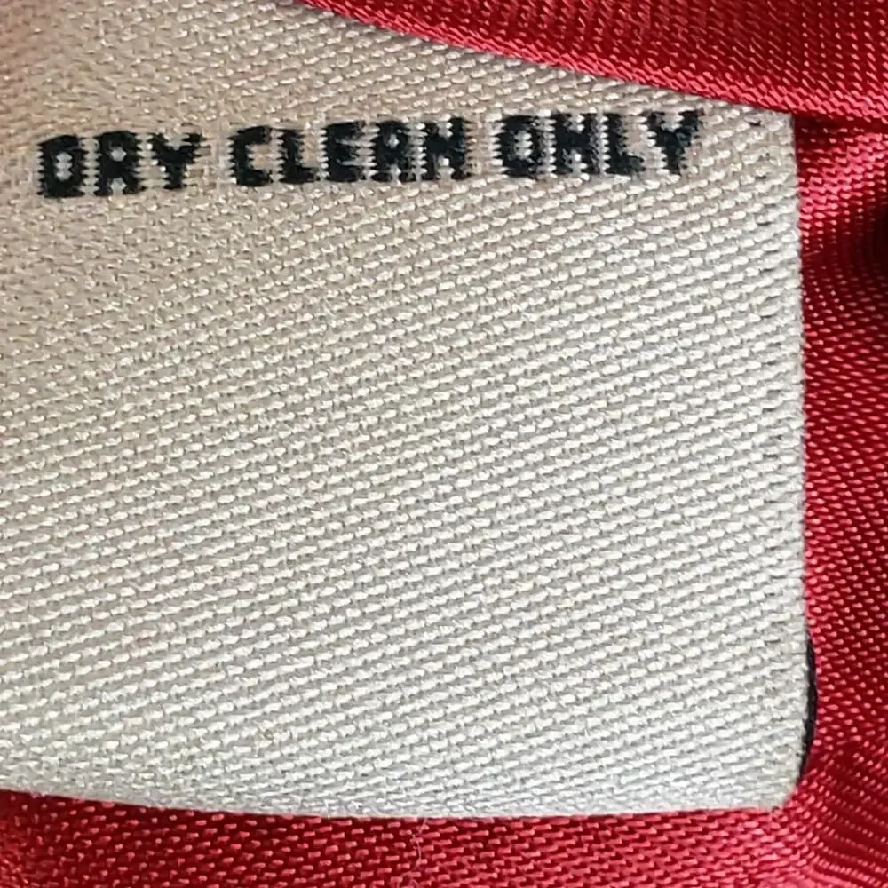 LL Bean Blazer Jacket Red Womens Size 12 R Wool Cashmere Pocket Quiet Luxury - Picture 7 of 9